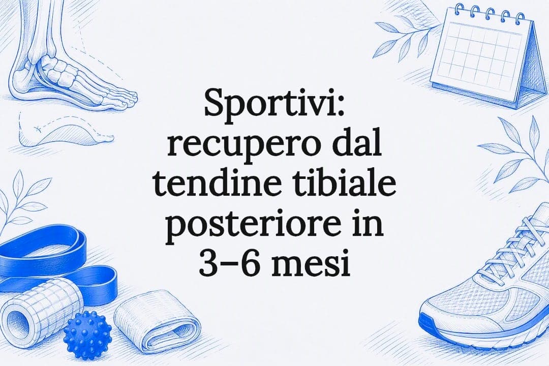 Sportivi: recupero dal tendine tibiale posteriore in 3–6 mesi